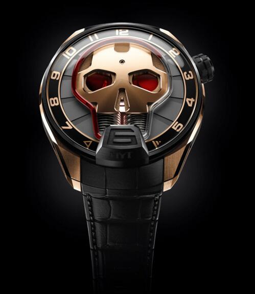 Luxury Replica HYT SKULL RED EYE 151-DG-42-RF-AB watch